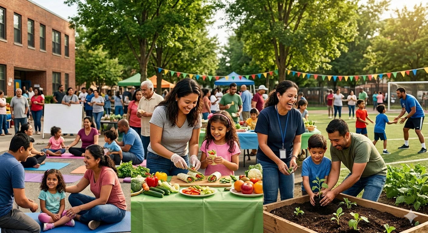 Familia, Escuela y Comunidad: Un Compromiso Compartido en la construcción de hábitos saludables